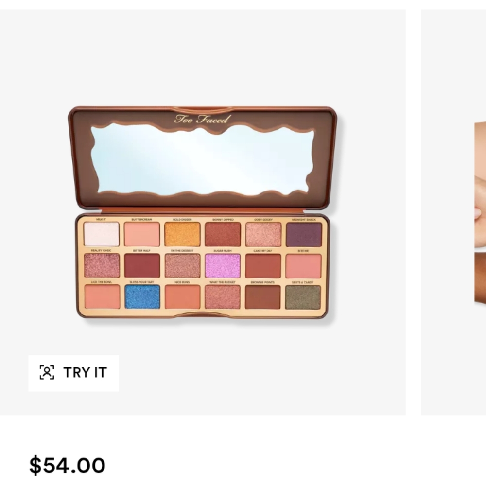 Too faced better than Chocolate  palette new
